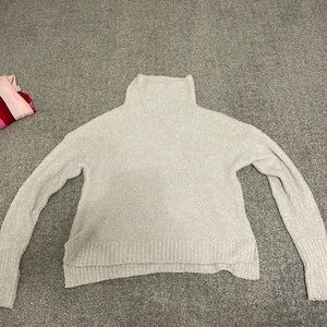 Gray fuzzy UGG sweater